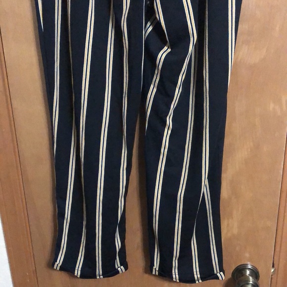 Black, White, and Yellow Ankle Pants - Picture 6 of 6